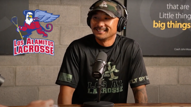Los Alamitos lacrosse Coach Matt Cunniffe