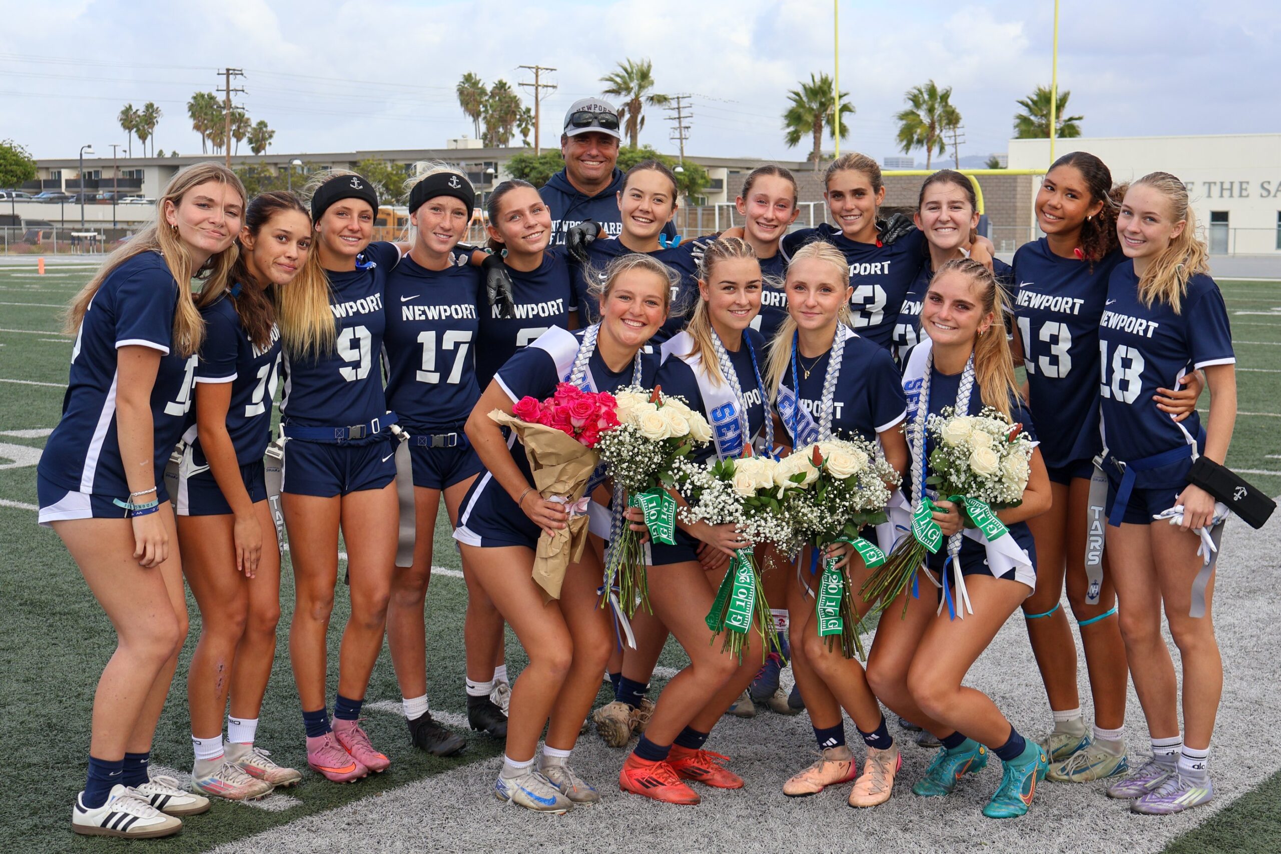 2025 NHHS flag senior night